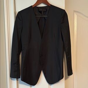 BCBG Maxazria Black Sport Coat Modern Tailored Fit